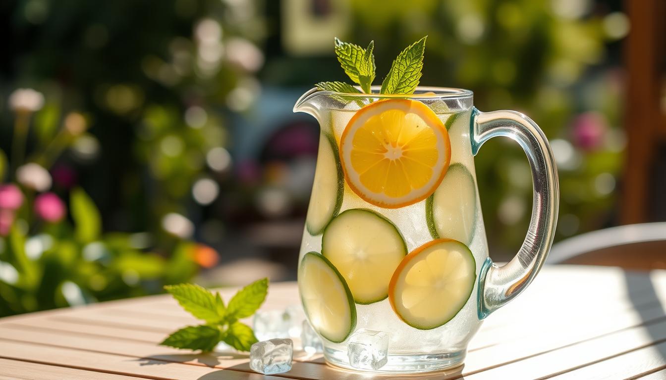 Cucumber Lemon Water Recipe